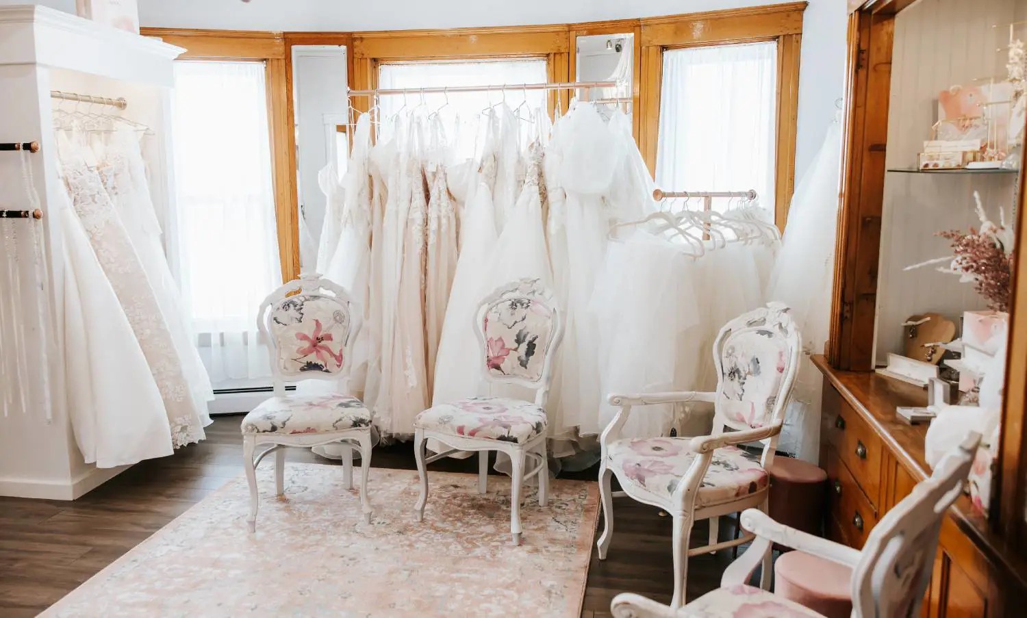 Interior of Lockhart's Weddings shop